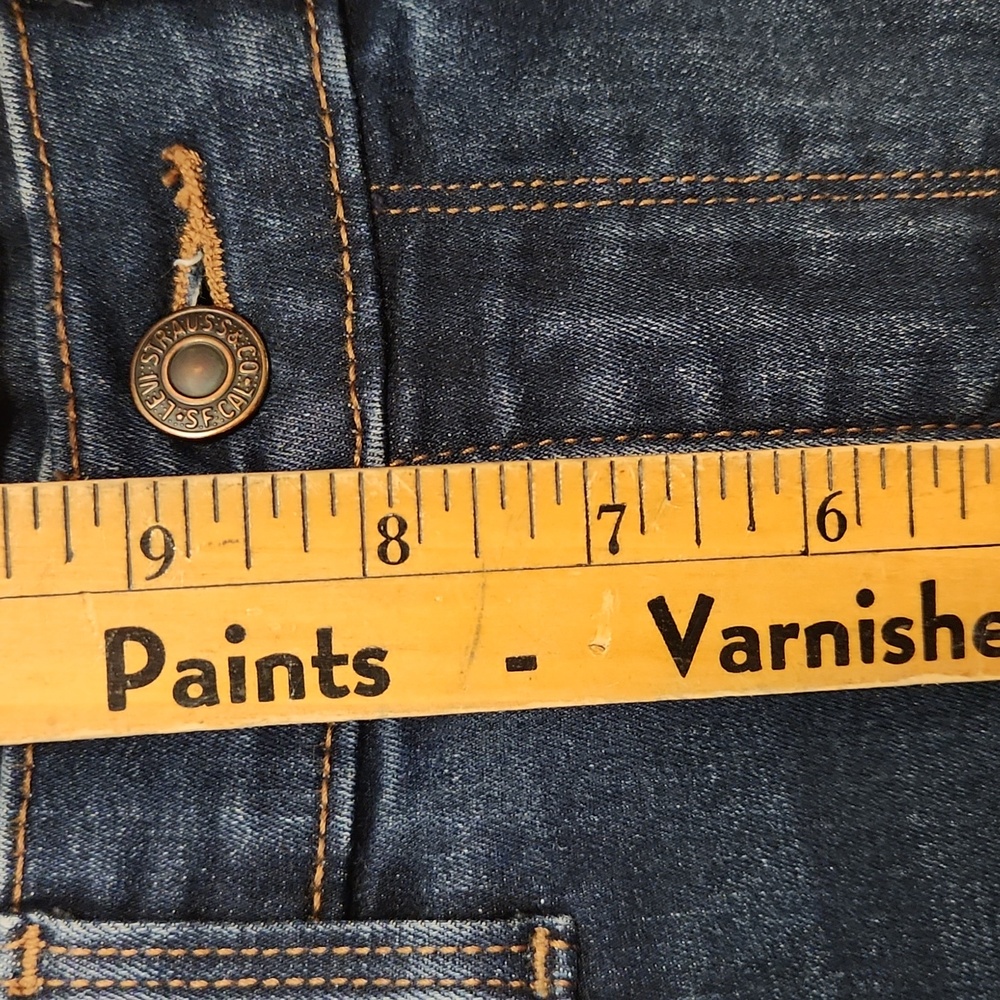 Levi’s Slimming Straight Jeans W30 L32 – Classic Dark Wash and Stretch Fit - Picture 14 of 16